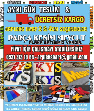 KARPLEKS HARF KESİM MERKEZİ
