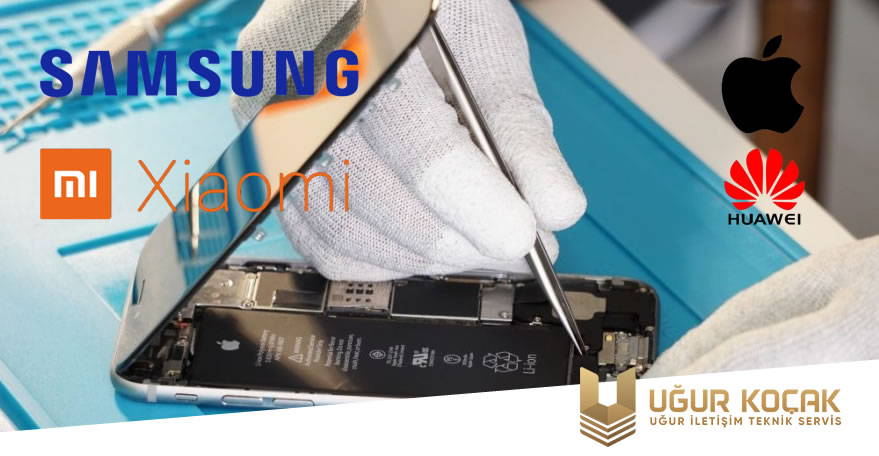 Telefon ekran tamiri ve değişimi Samsung, Huawei Xiaomi ve İphone